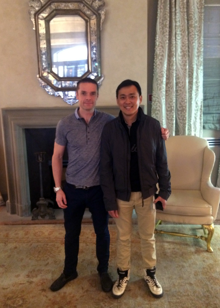 Frank Keane Accountant Partner EisnerAmper Ireland pictured with Saw Meng Tee