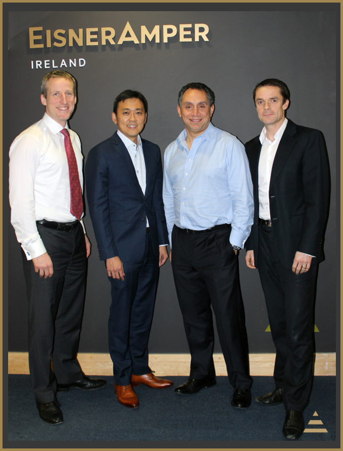 Frank Keane Accountant, Partner, with Alastair McDonald, Meng Tee and Nick Tsafos | Financial Services | EisnerAmper