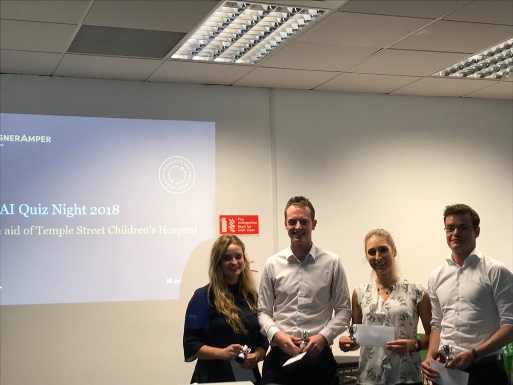 Runner up team: Aideen Conneely, Cian Collins, Clodagh Byrne and Iain FitzGerald