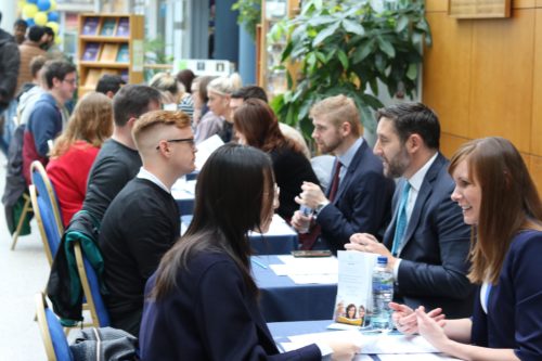 Employer led mock-interviews as part of NCI's 'Getting into Accounting & Finance' event.