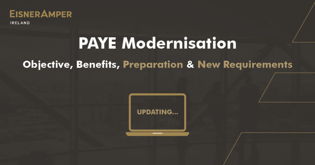 PAYE Modernisation Image | Payroll Service | EisnerAmper Ireland