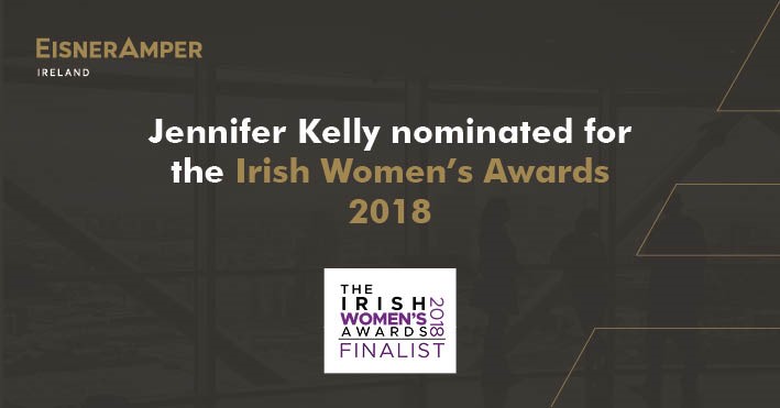 Jennifer Kelly nominated for Irish Women's Awards 2018