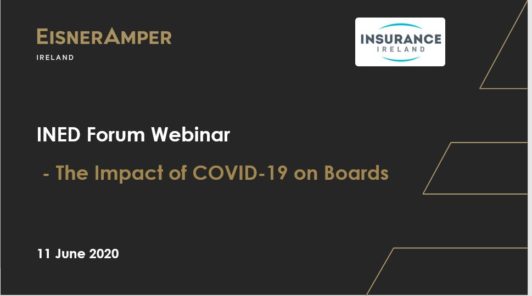 Insurance Ireland | INED Webinar | EisnerAmper Ireland | Financial Services