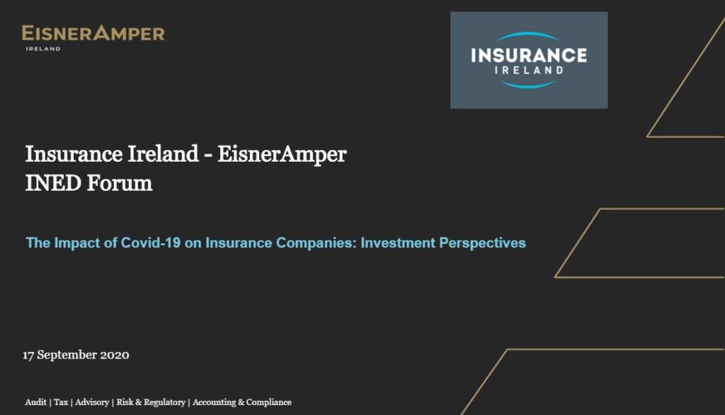 Insurance Ireland | INED | Webinar | EisnerAmper Ireland | Financial Services