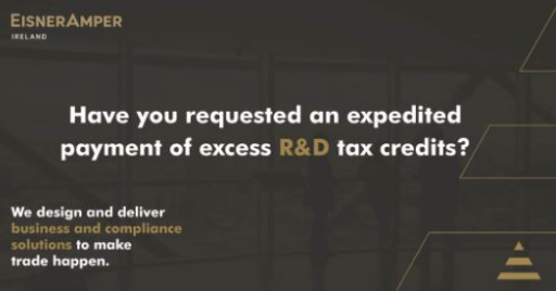 RD Tax Credit | Latest News | EisnerAmper Ireland