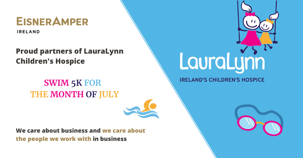 EisnerAmper joins LauraLynn for Swim 5k in July Challenge | CSR | EisnerAmper Ireland