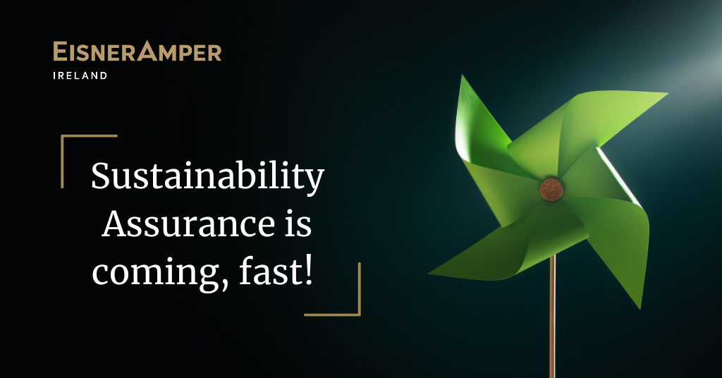 Sustainability Assurance is coming, fast! | ESG | EisnerAmper